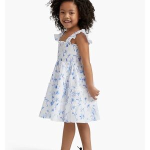 Hill House Tiny Ellie Nap Dress in Blue Botanical